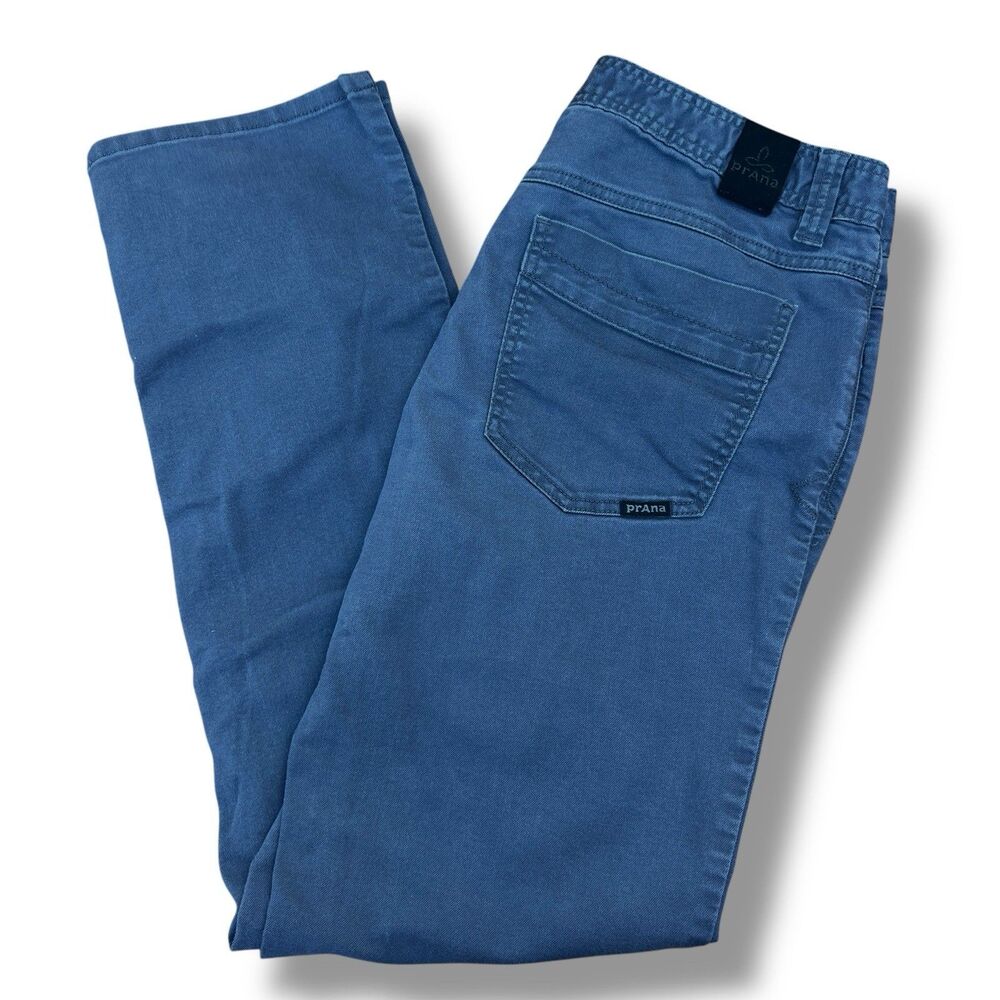 Prana Jeans Mens 34x32 Blue Denim Bridger Slim Fit